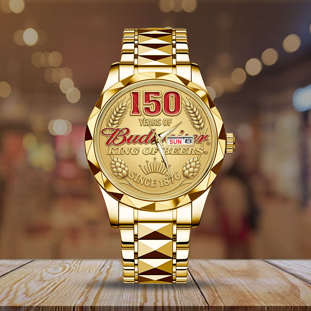 Budweiser 150th Annieversary Alloy Luxury Quartz Watch - GNE5259