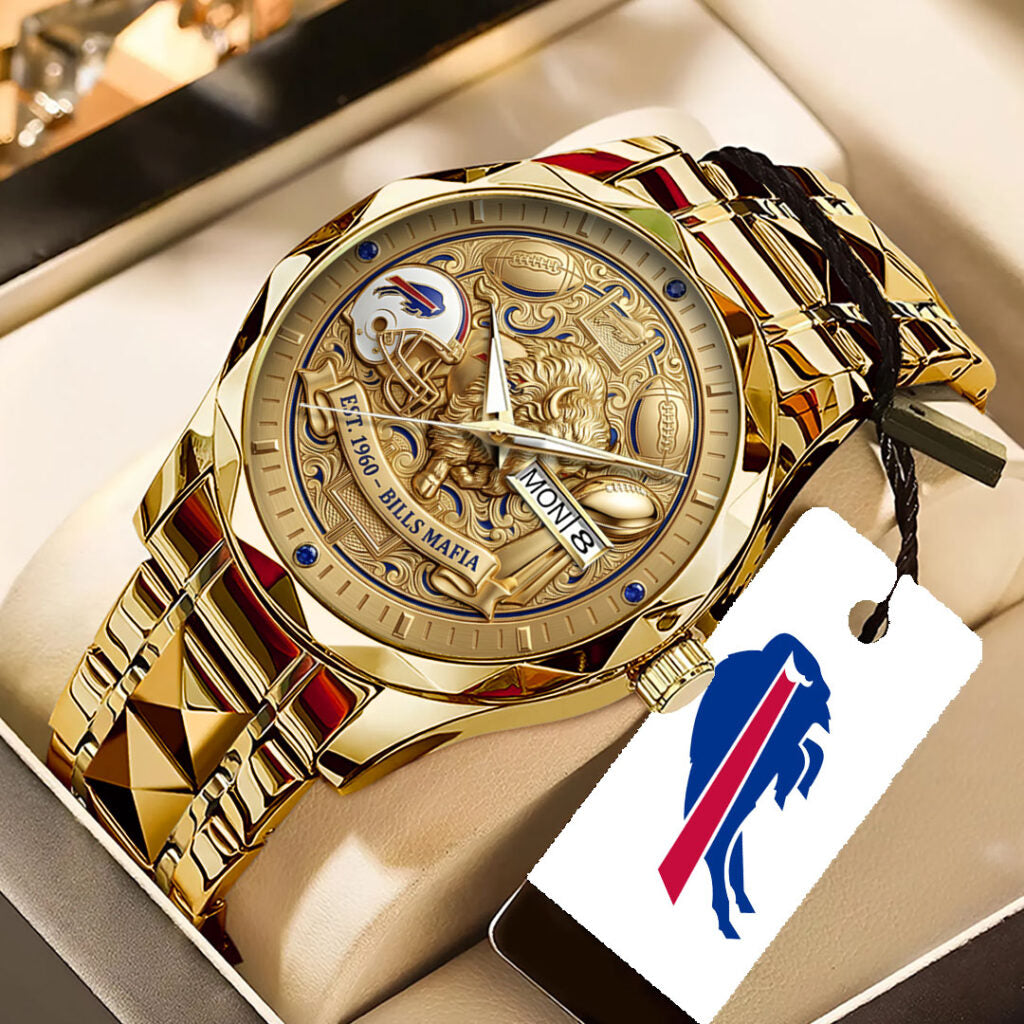 Buffalo Bills Alloy Luxury Quartz Watch - TANTN20783