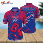 Buffalo Bills Aloha Shirt – Bold Custom Name And Number Print
