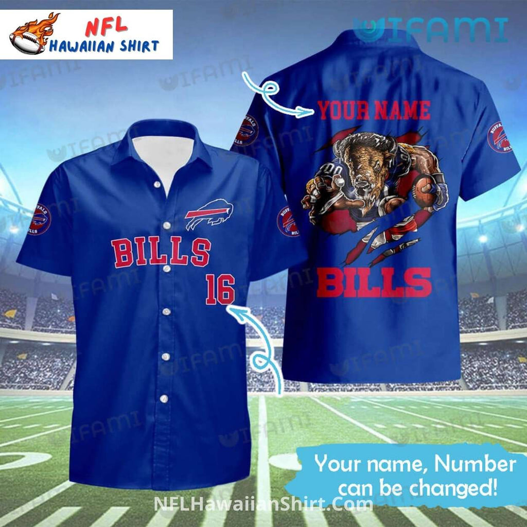 Buffalo Bills Aloha Shirt – Customizable Name And Player Number