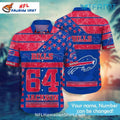 Buffalo Bills Aloha Shirt – Customizable Player Number