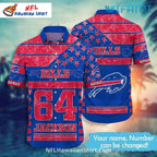 Buffalo Bills Aloha Shirt – Customizable Player Number