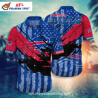 Buffalo Bills Aloha Shirt – Distressed Flag With Red Streaks