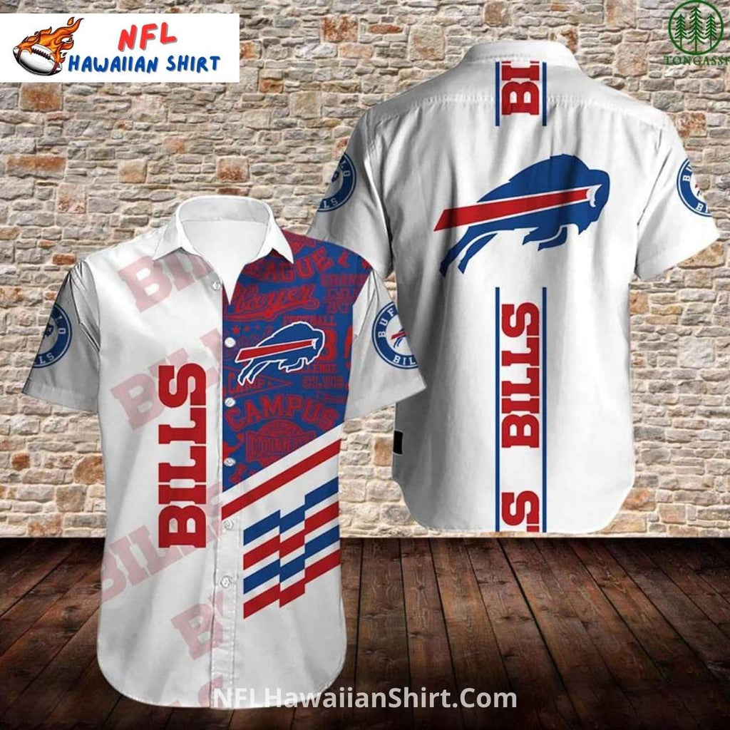 Buffalo Bills Aloha Shirt – Palm Tree And Team Logo Design