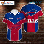 Buffalo Bills Aloha Shirt – Red And Blue Palm Tree Design