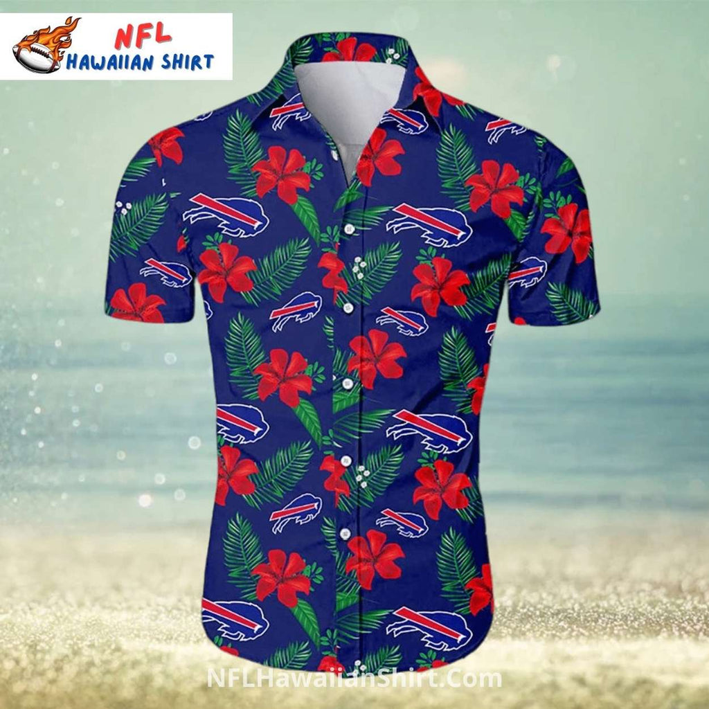Buffalo Bills Aloha Shirt – Red Hibiscus Tropical Design