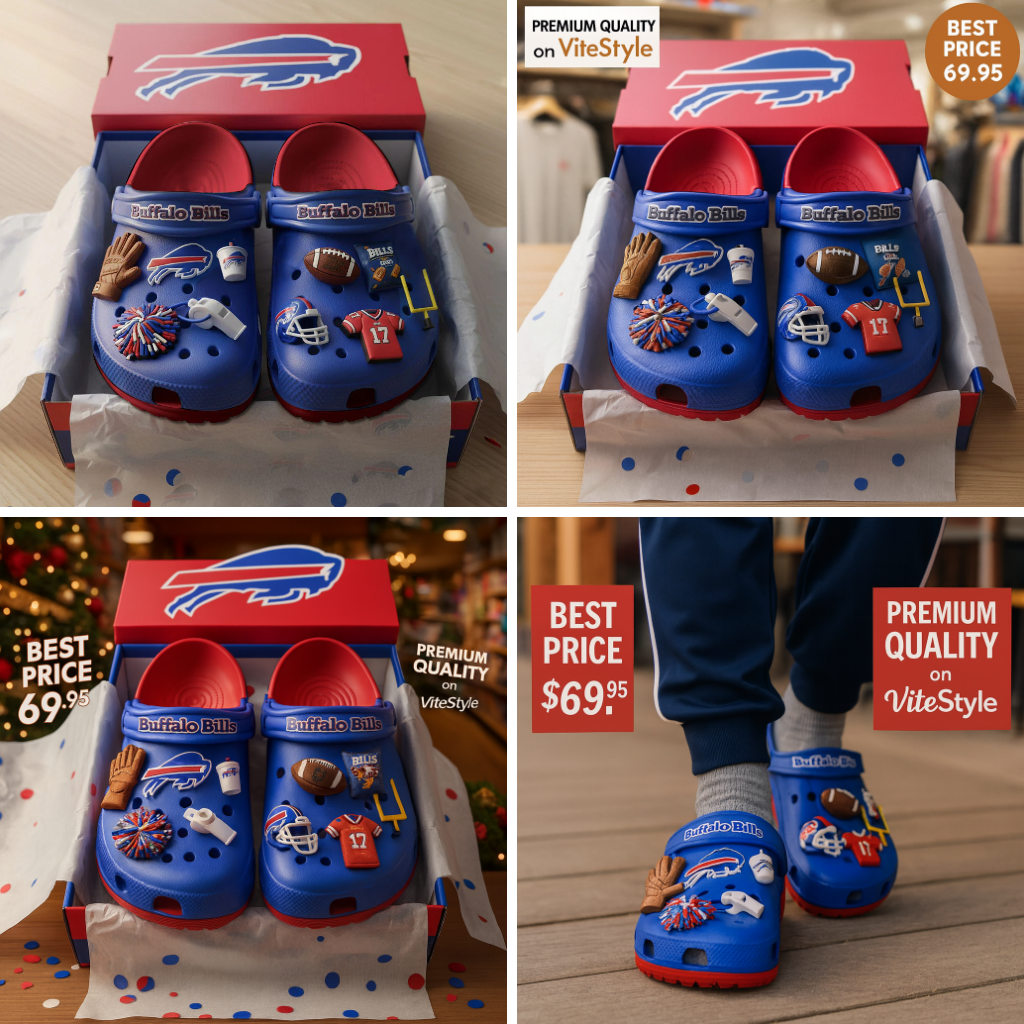 Buffalo Bills Croc Charms