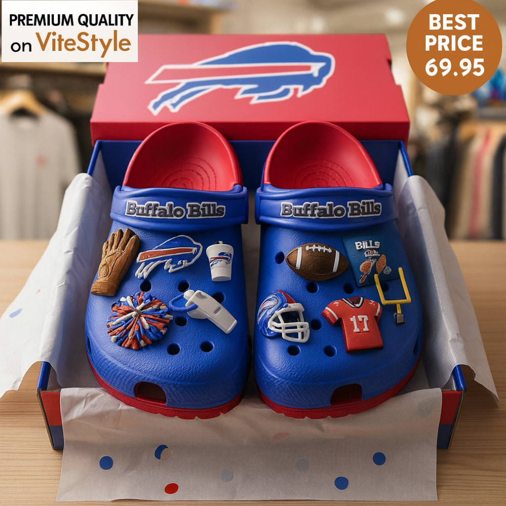 Buffalo Bills Croc Charms