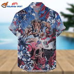 Buffalo Bills Hawaiian Shirt – Skull And Warrior Design