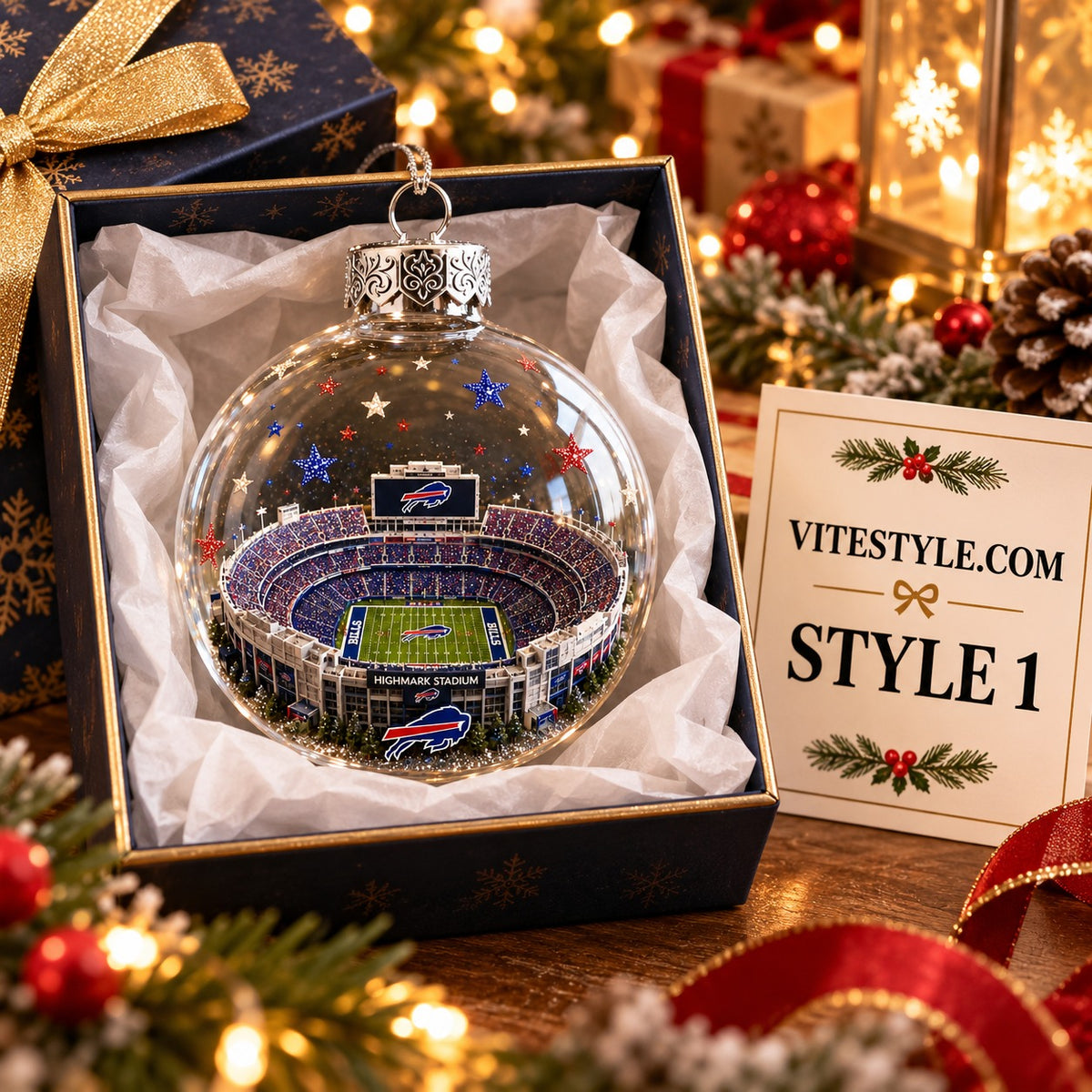 Buffalo Bills’ Highmark Stadium Christmas Ornament