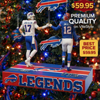 Buffalo Bills Legends Quarterback Ornament