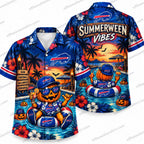 Buffalo Bills Summerween Pool Party Halloween Hawaiian Shirt
