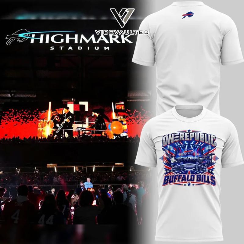 Buffalo Bills x OneRepublic Halftime Show Highmark Stadium Graphic Tee Shirt