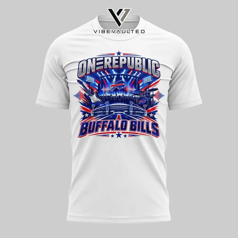 Buffalo Bills x OneRepublic Halftime Show Highmark Stadium Graphic Tee Shirt