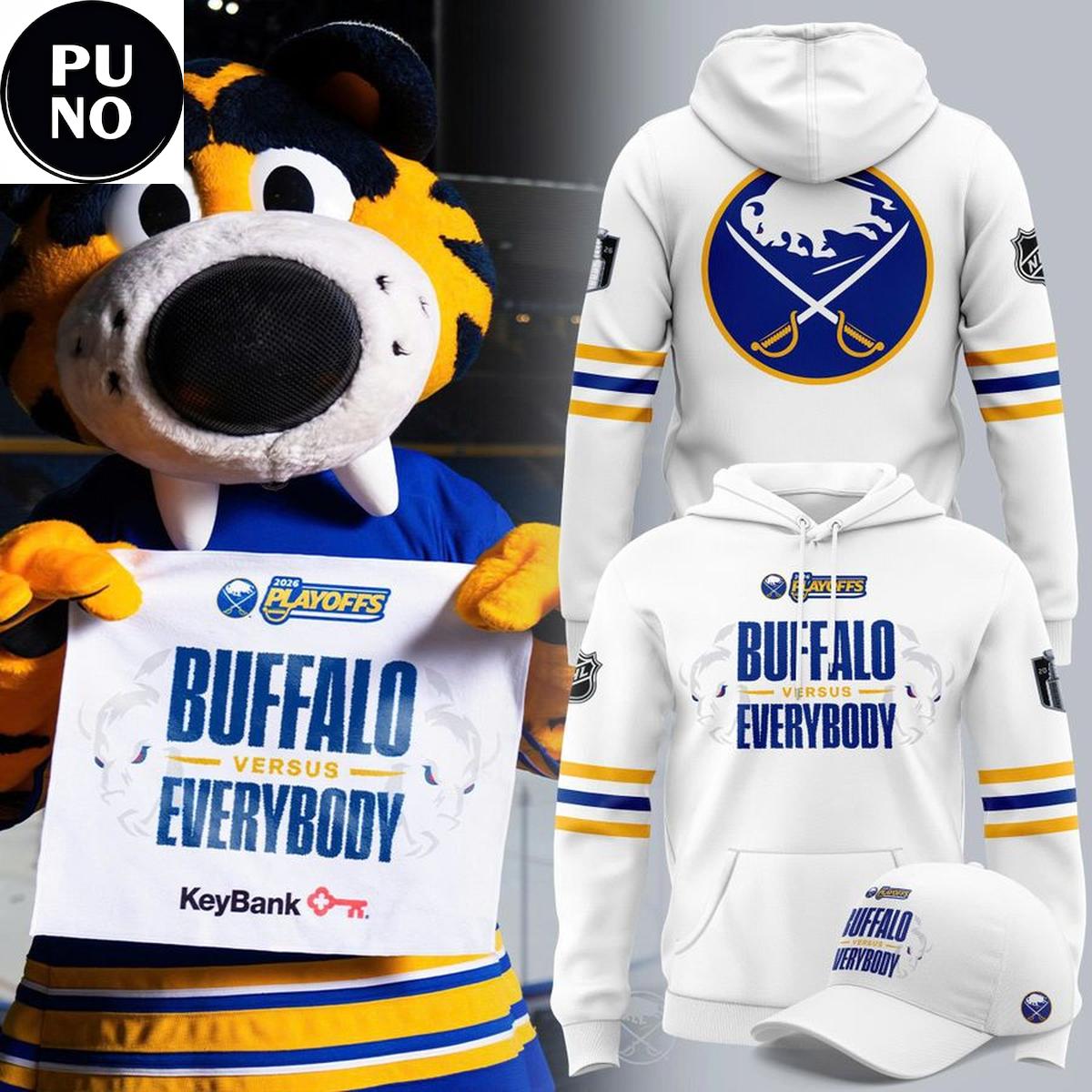 Buffalo Sabres 2026 Playoffs Round 2 Game 1 Buffalo vs. Everybody Hoodie T-Shirt
