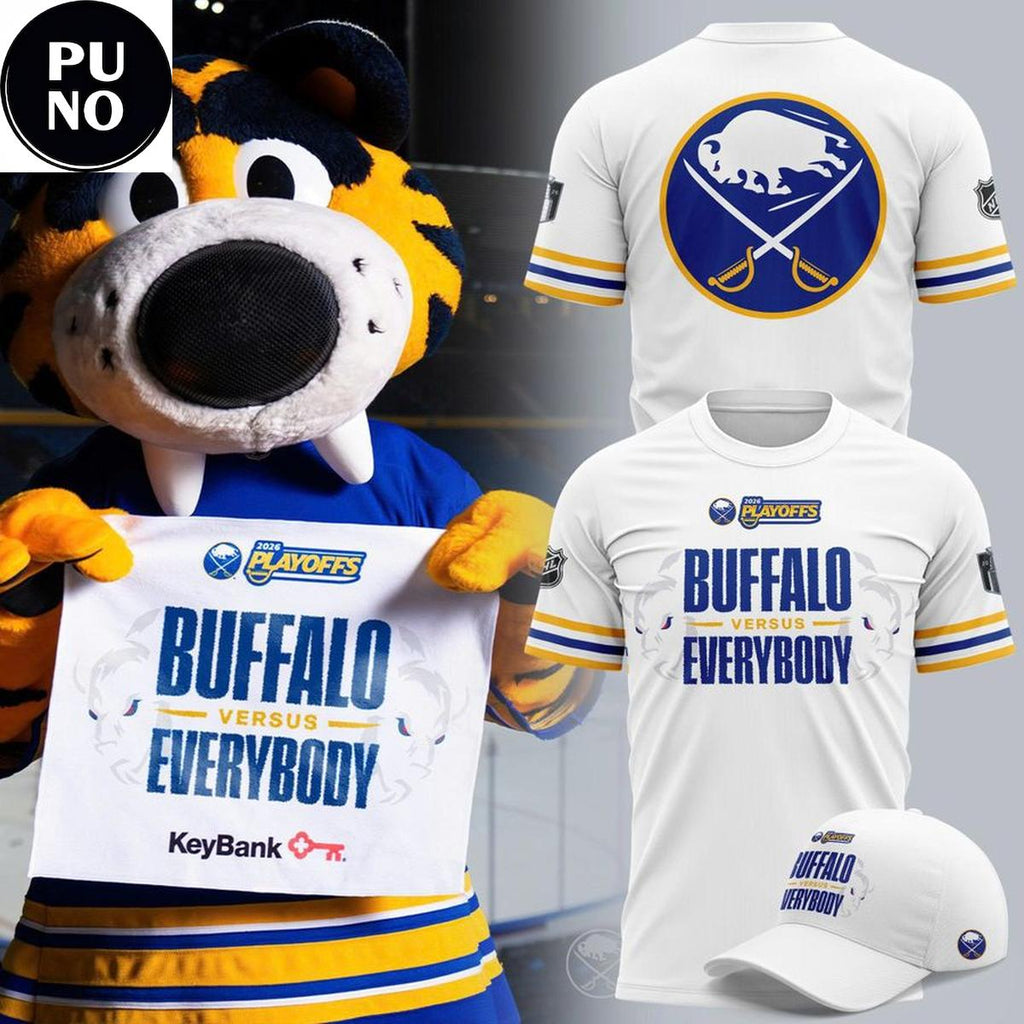 Buffalo Sabres 2026 Playoffs Round 2 Game 1 Buffalo vs. Everybody Hoodie T-Shirt