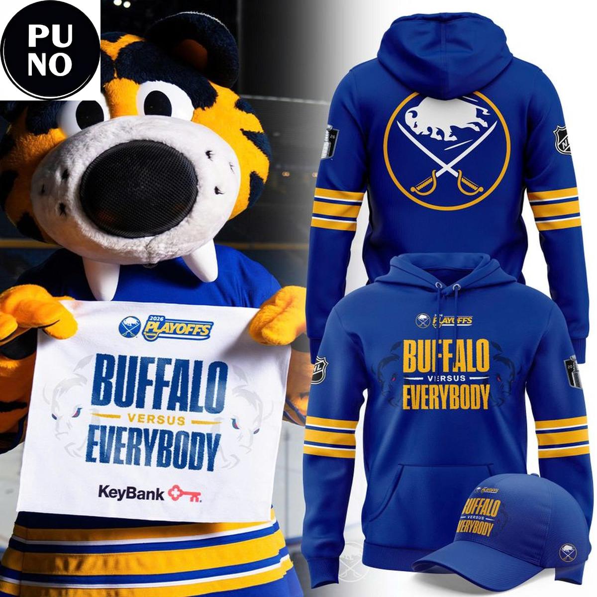 Buffalo Sabres 2026 Playoffs Round 2 Game 1 Buffalo vs. Everybody Hoodie T-Shirt