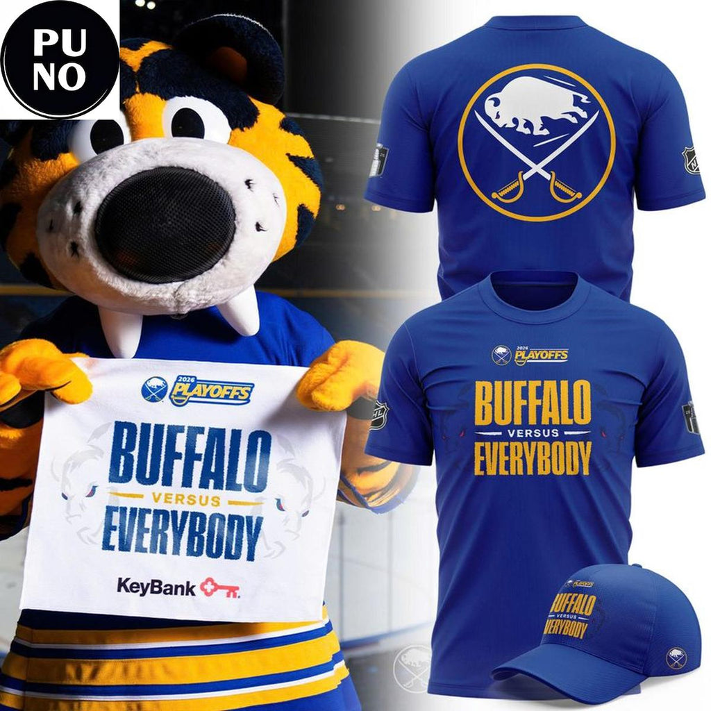 Buffalo Sabres 2026 Playoffs Round 2 Game 1 Buffalo vs. Everybody Hoodie T-Shirt