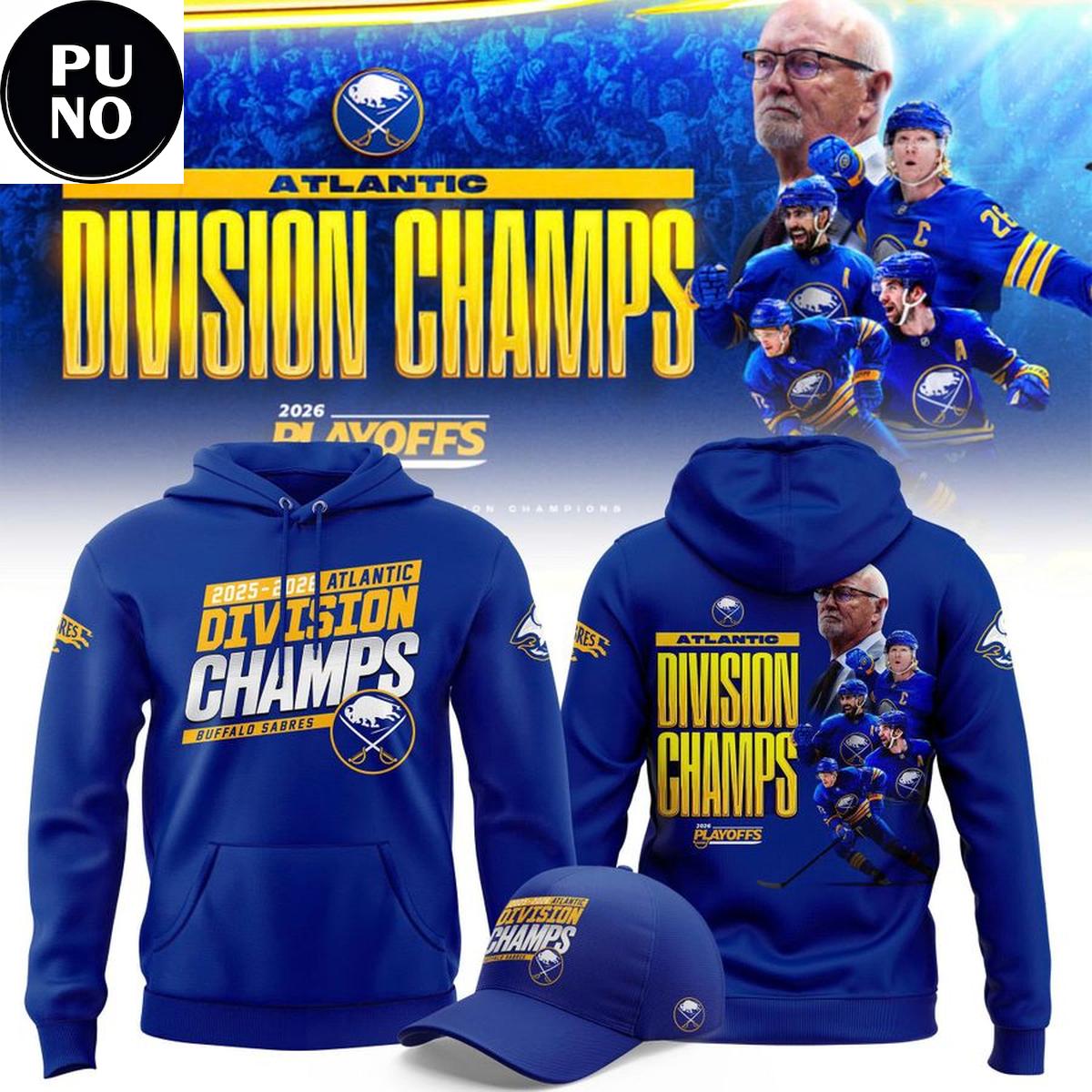 Buffalo Sabres Atlantic Division Champions 2026 Playoff Hoodie T-Shirt