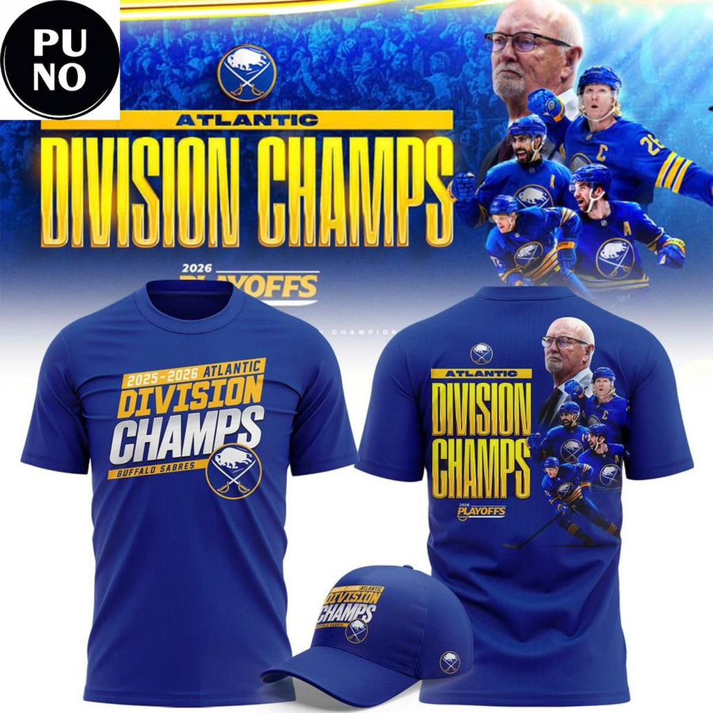 Buffalo Sabres Atlantic Division Champions 2026 Playoff Hoodie T-Shirt