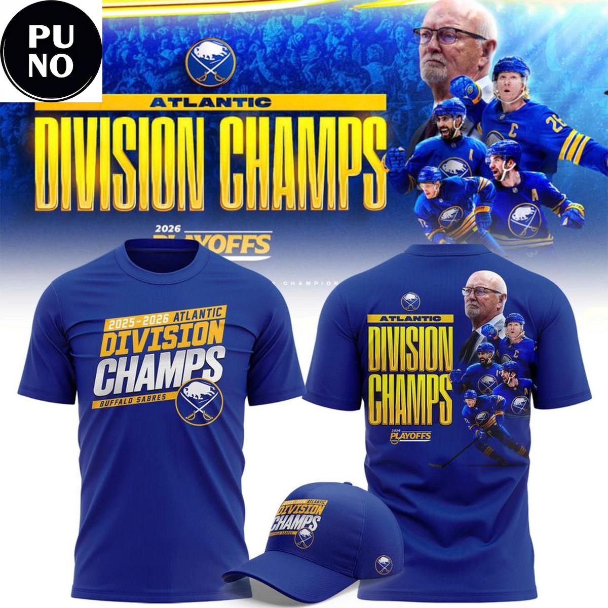 Buffalo Sabres Atlantic Division Champions 2026 Playoff Hoodie T-Shirt