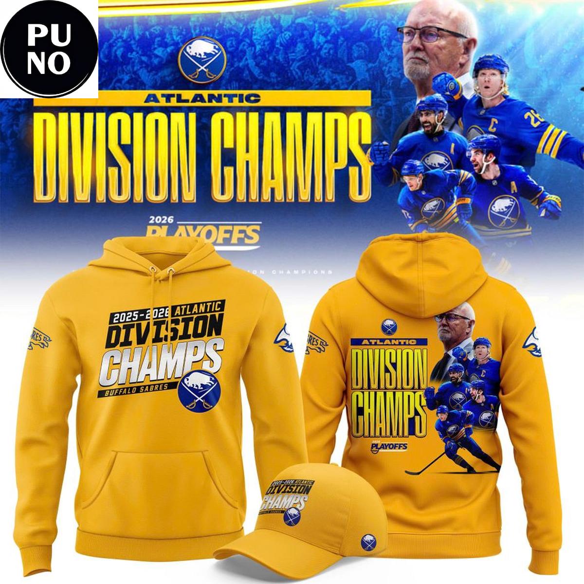 Buffalo Sabres Atlantic Division Champions 2026 Playoff Hoodie T-Shirt