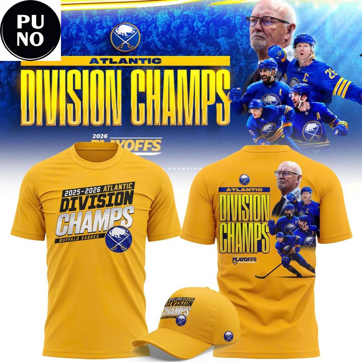 Buffalo Sabres Atlantic Division Champions 2026 Playoff Hoodie T-Shirt