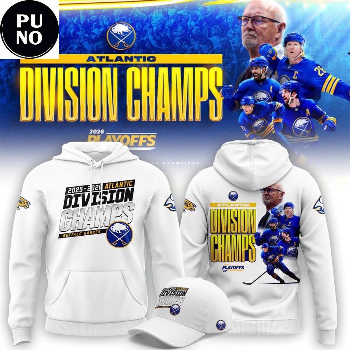 Buffalo Sabres Atlantic Division Champions 2026 Playoff Hoodie T-Shirt