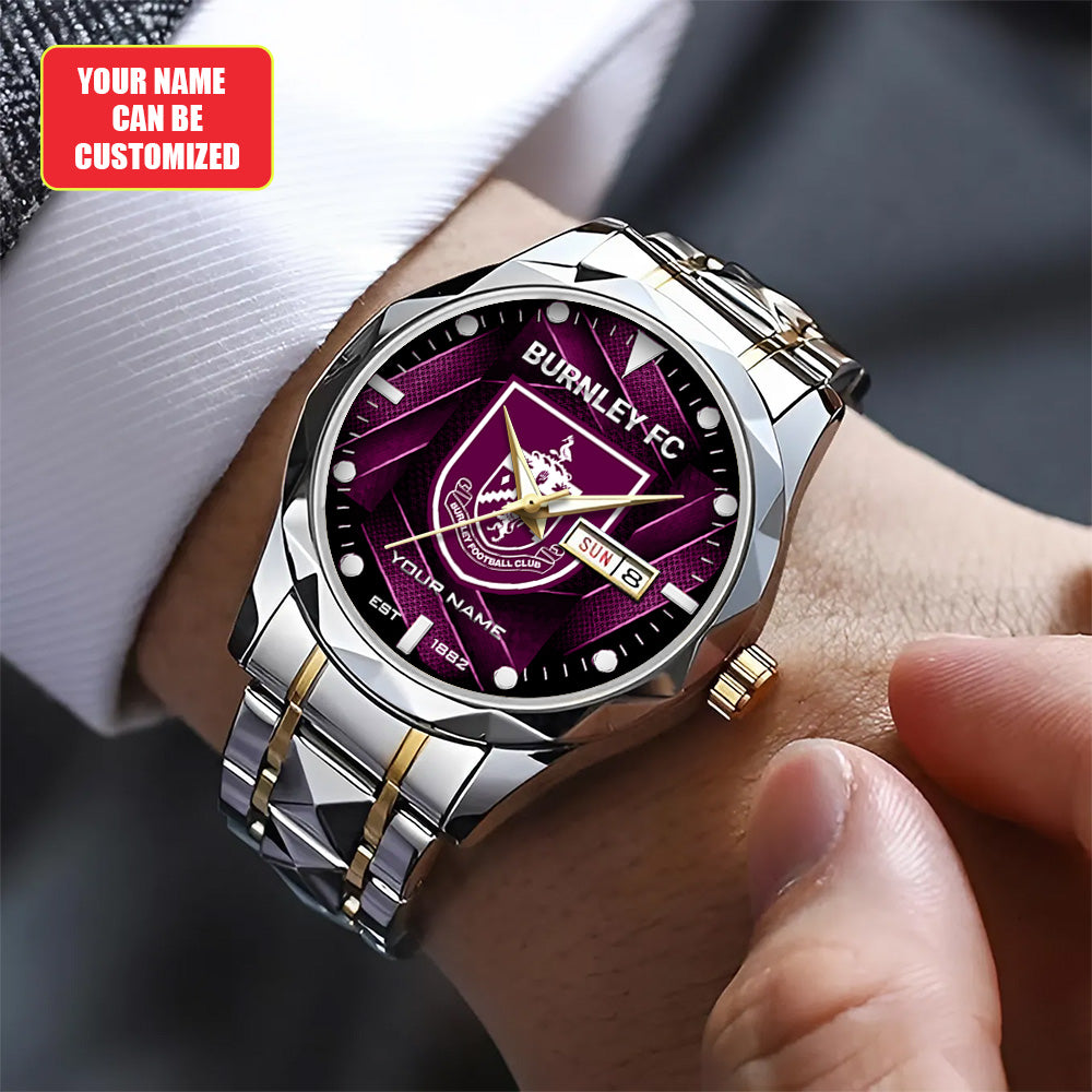 Personalized Burnley FC Alloy Luxury Quartz Watch - TANTN20265
