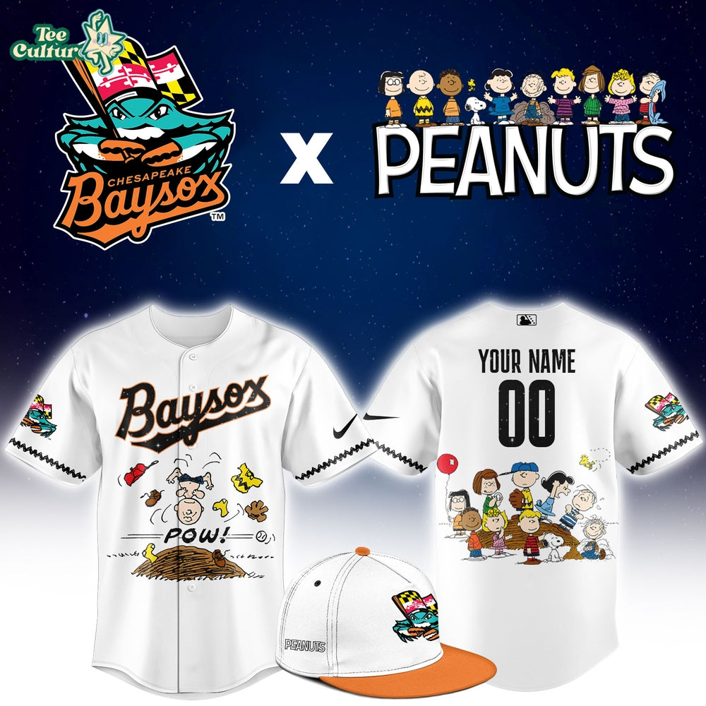C.Baysox Peanuts Night 2026 Limited Jersey