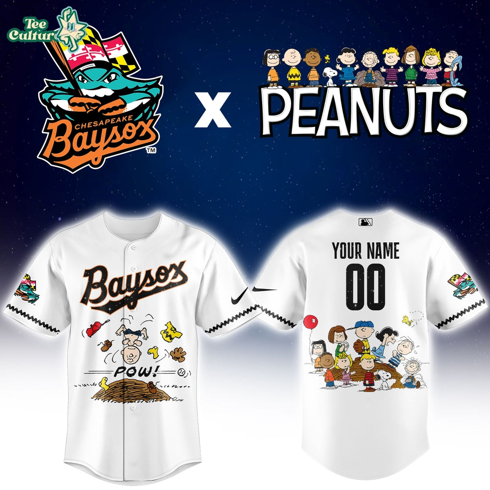 C.Baysox Peanuts Night 2026 Limited Jersey