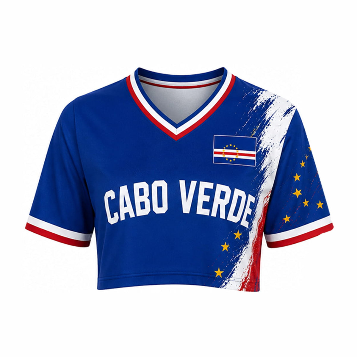 Cabo Verde World Cup 2026 Personalized Crop Top Jersey