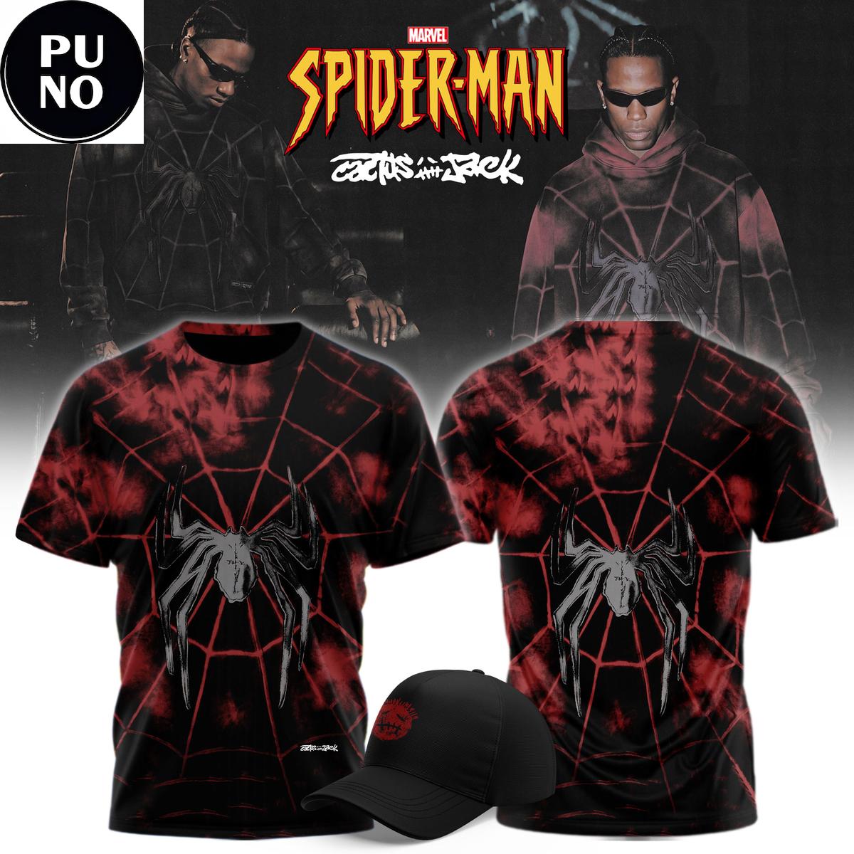 Cactus Jack x Spider-Man 2026 Brand New Day Hoodie T-Shirt