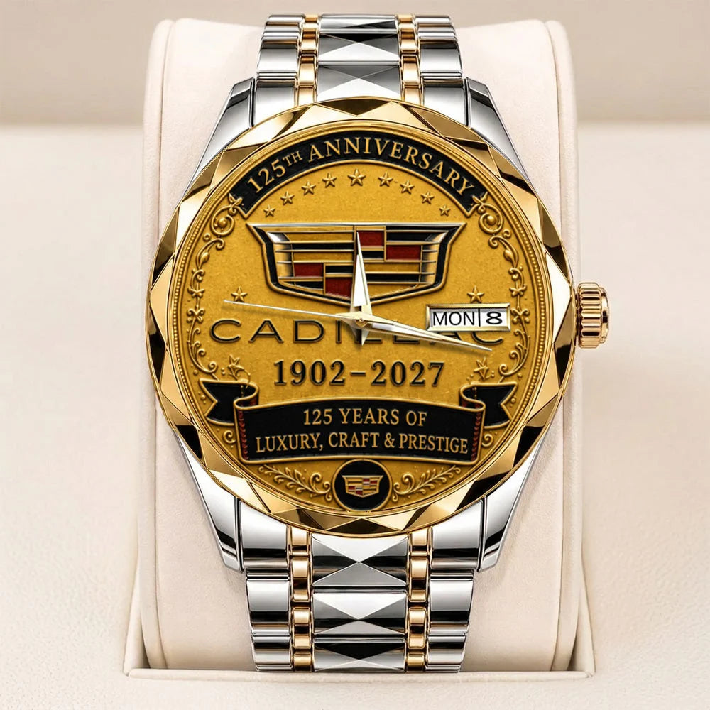 Cadillac 125th Anniversary Alloy Luxury Quartz Watch - TANTN24932