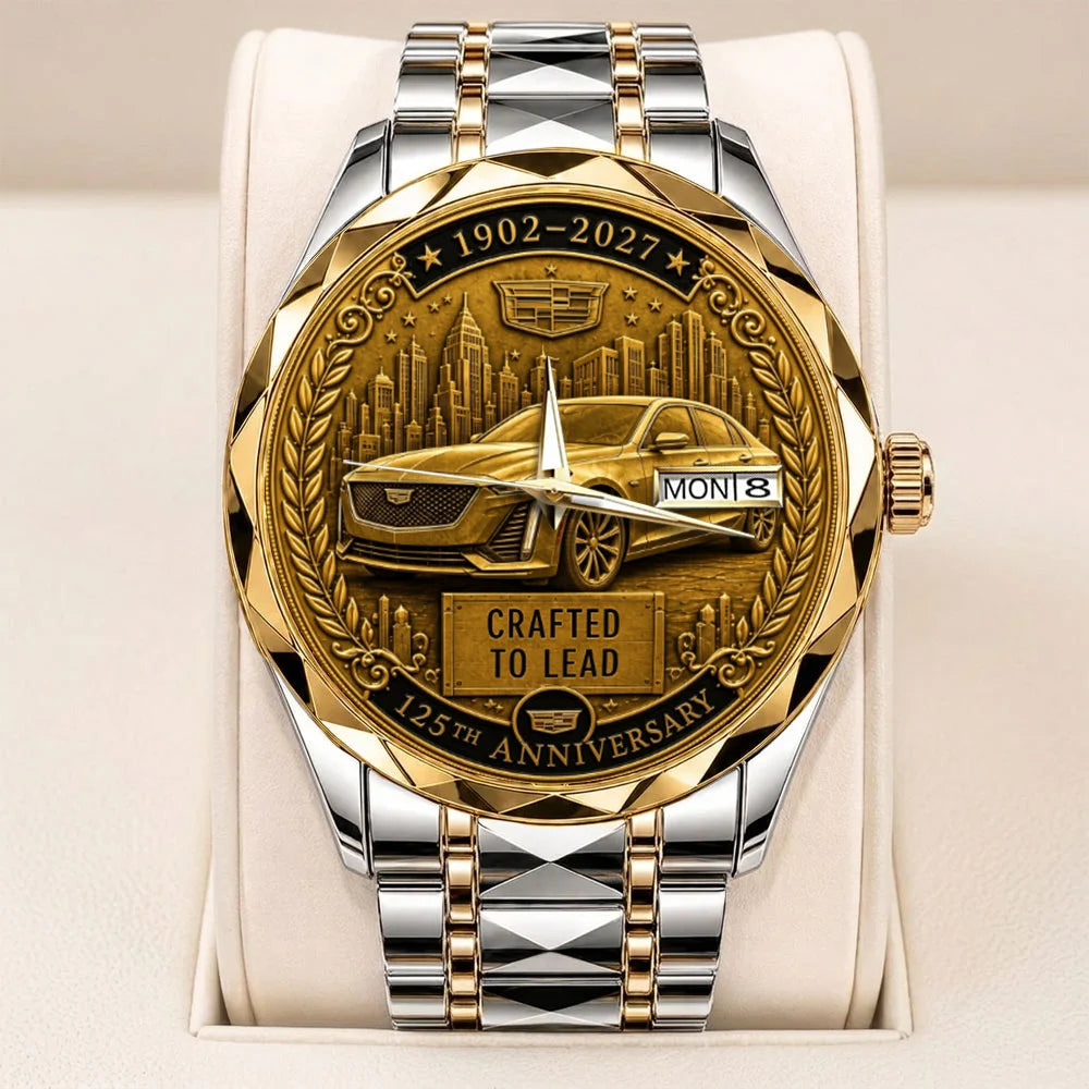 Cadillac 125th Anniversary Alloy Luxury Quartz Watch - TANTN24933