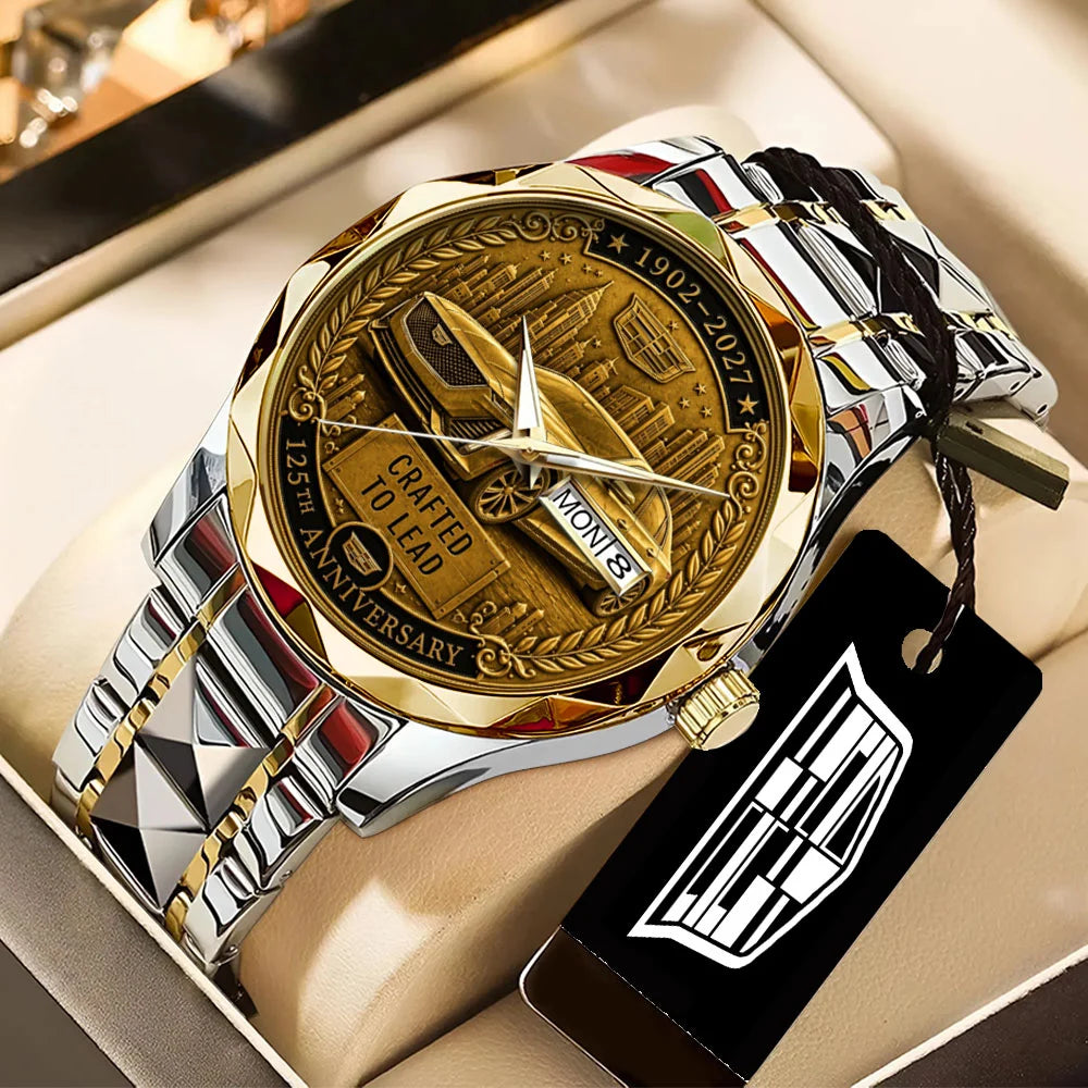 Cadillac 125th Anniversary Alloy Luxury Quartz Watch - TANTN24933
