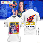 Caitlin Clark 22 All-Star 2024 Selection Polo Shirt