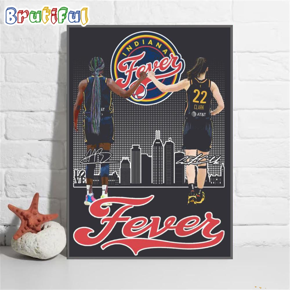 Caitlin Clark 22 Indiana Fever 2024 Wall Art Poster Canvas