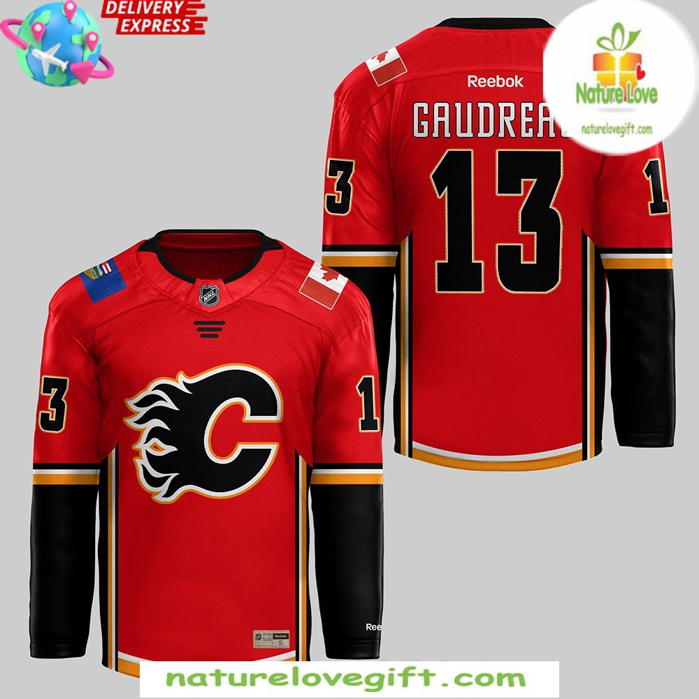 Calgary Flames 2026 Red Jersey Hockey Fan Apparel