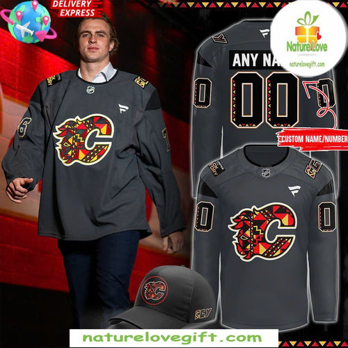 Calgary Flames 2026 Black History Month Jersey