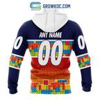 Calgary Flames NHL Special Autism Awareness Design Hoodie T Shirt