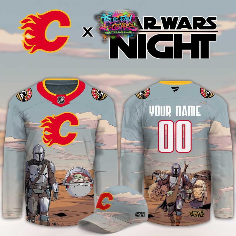 Calgary Flames Star Wars Night 2026 Limited Personalized Hockey Jersey