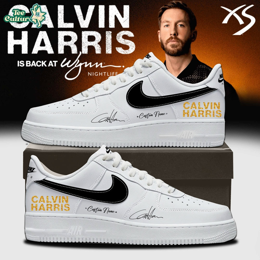Calvin Harris “I’m Back” Limited Edition White Sneakers