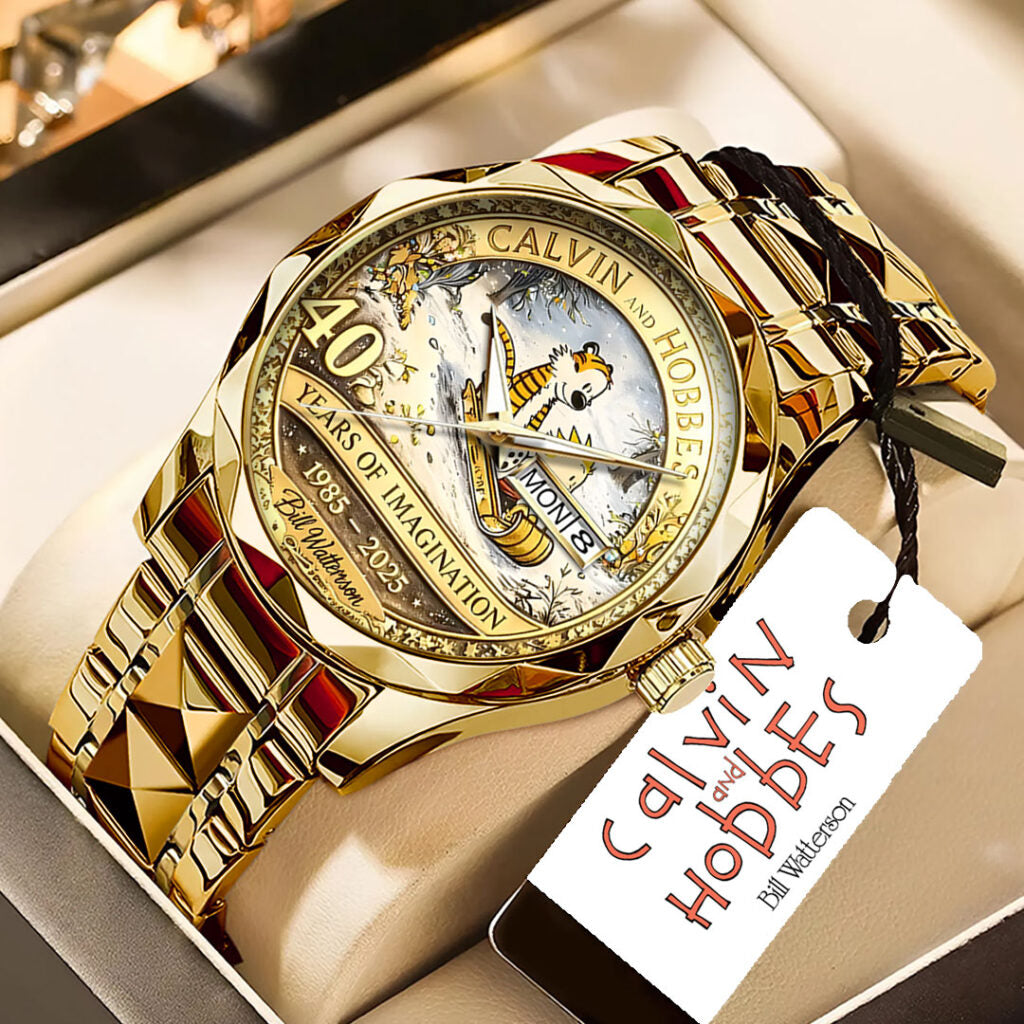 Calvin & Hobbes 40th Anniversary Alloy Luxury Quartz Watch - TANTN20177