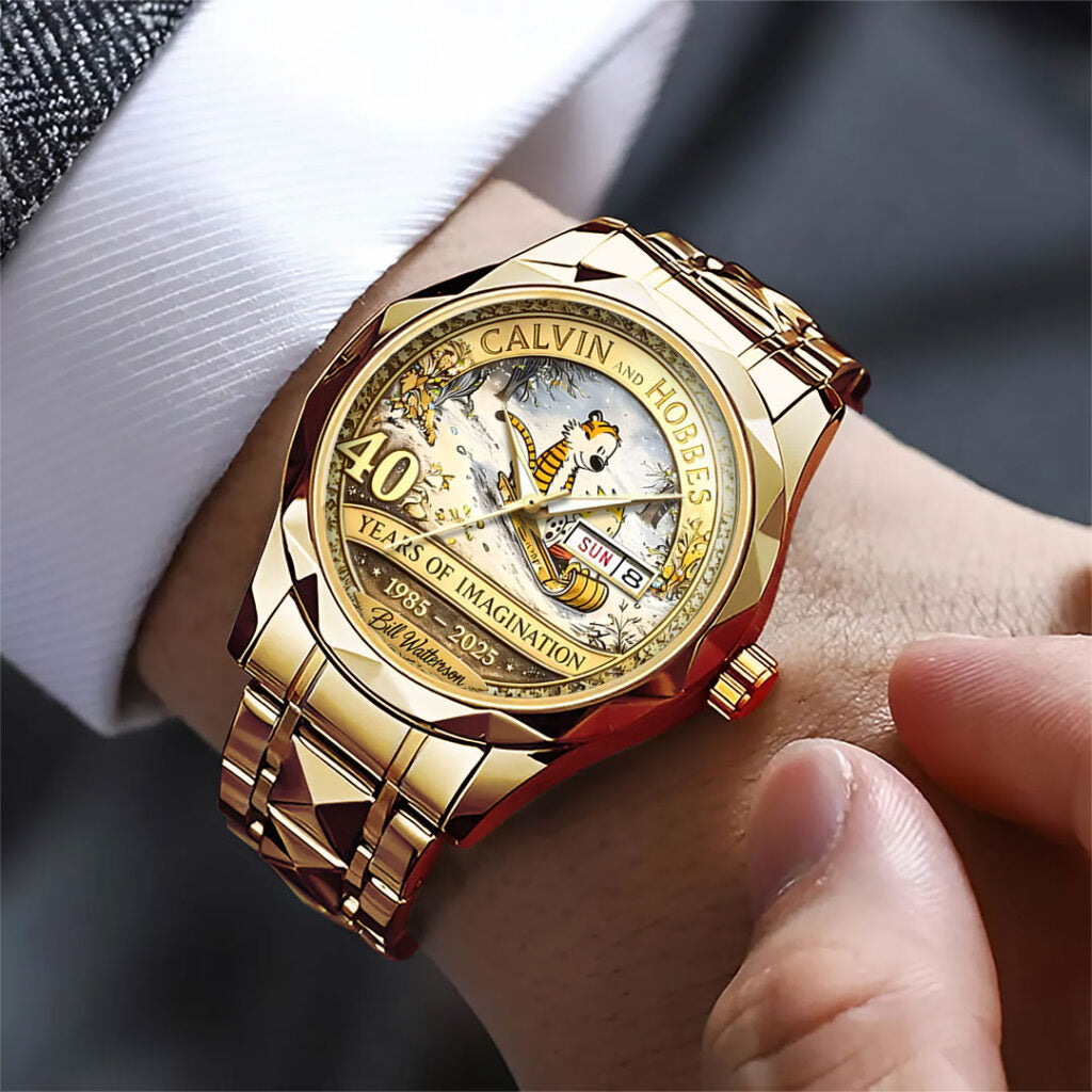 Calvin & Hobbes 40th Anniversary Alloy Luxury Quartz Watch - TANTN20177