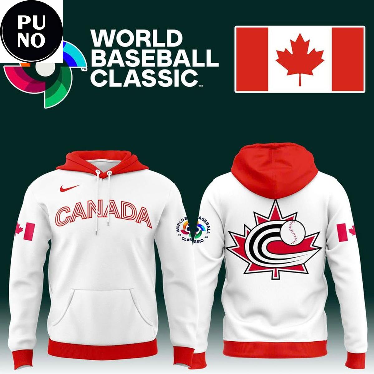 Canada National Baseball Team 2026 World Baseball Classic Hoodie T-Shirt