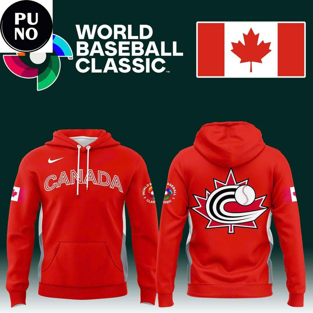 Canada National Baseball Team 2026 World Baseball Classic Hoodie T-Shirt