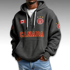 Canada World Cup 2026 Waffle Quarter Zip Hoodie