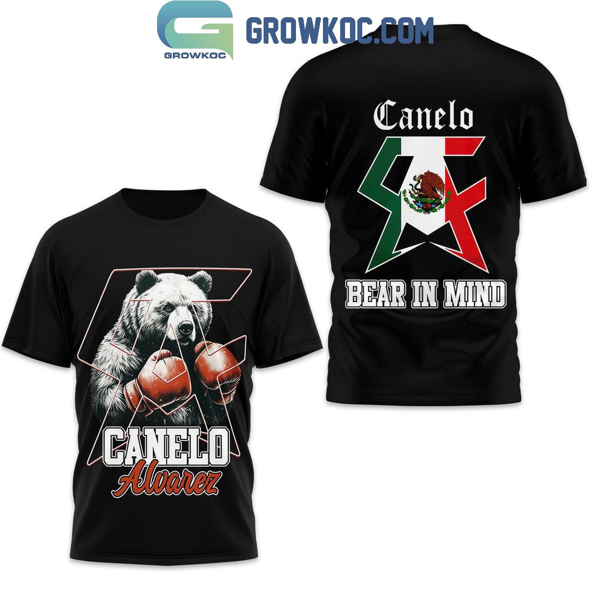 Canelo Alvarez Boxing Bear In Mind 2024 Hoodie T-Shirt