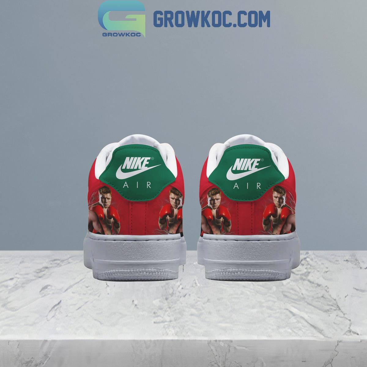 Canelo Alvarez Ique Viva Mexico Cabrones Air Force 1 Shoes